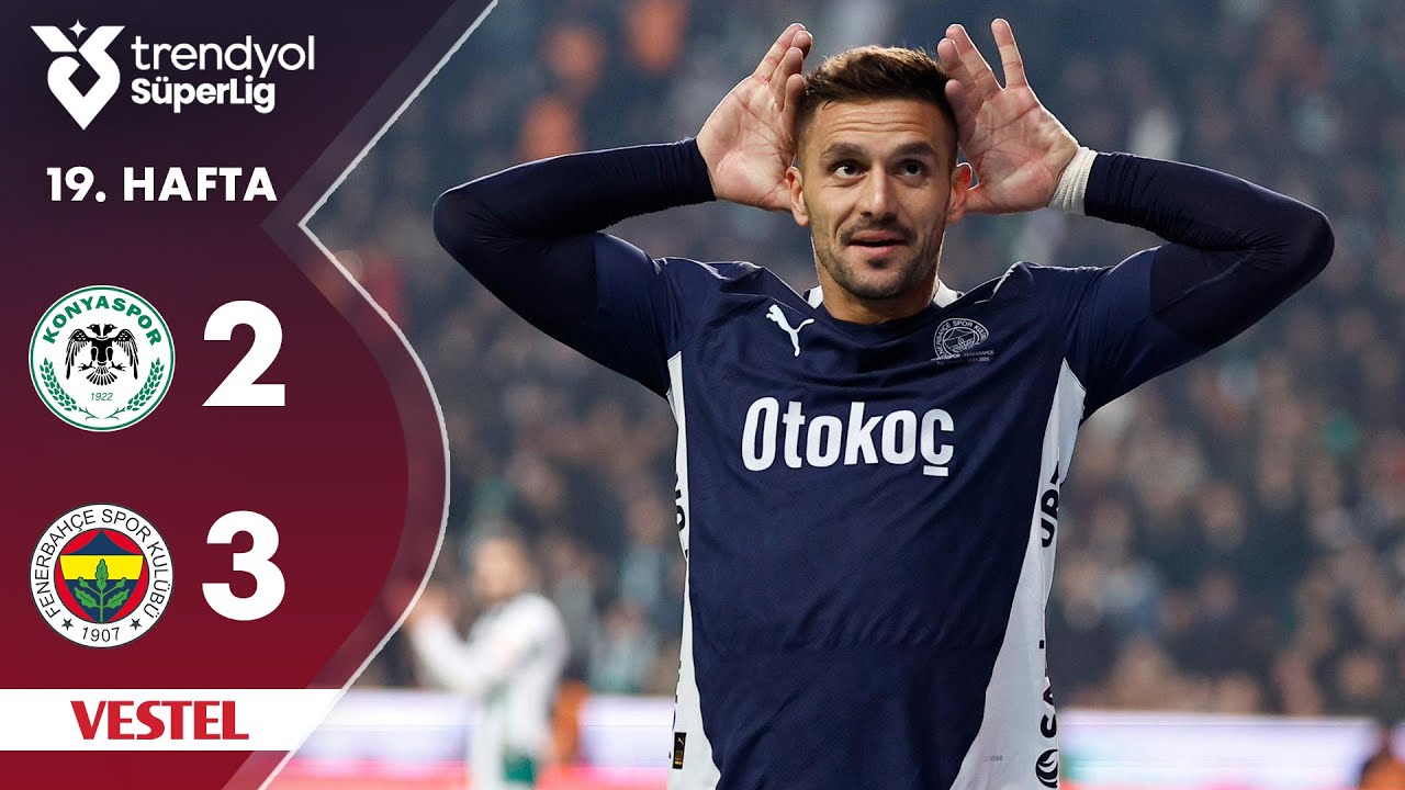 Vestel | Konyaspor (2-3) Fenerbahçe - Highlights/Özet | Trendyol Süper Lig - 2024/25