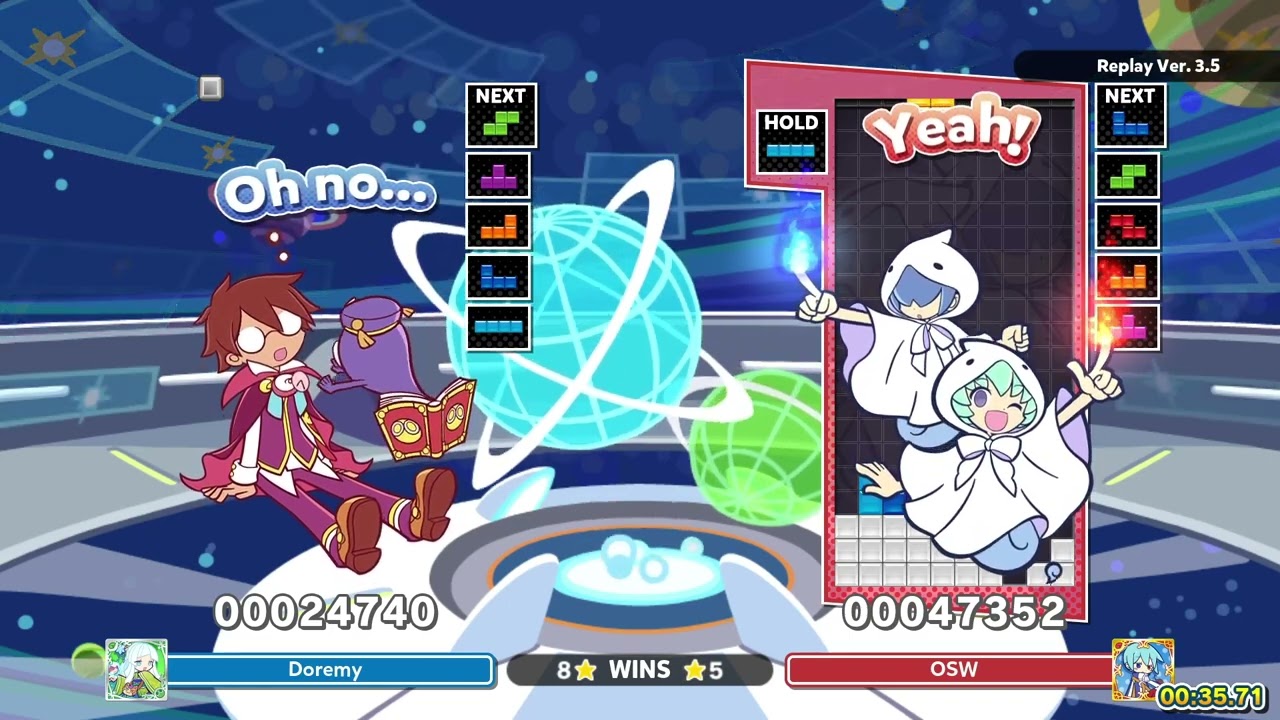 [Puyo Puyo Tetris 2] Bankai Tetris League SW-A: Doremy vs. OSW (1) (16-01-2022)