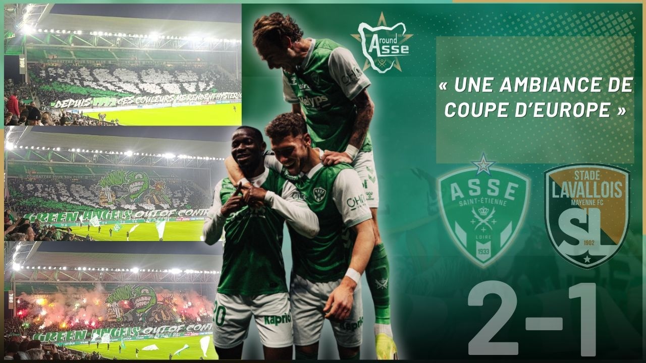Ligue 2 : La magnifique ambiance lors d'ASSE - LAVAL !
