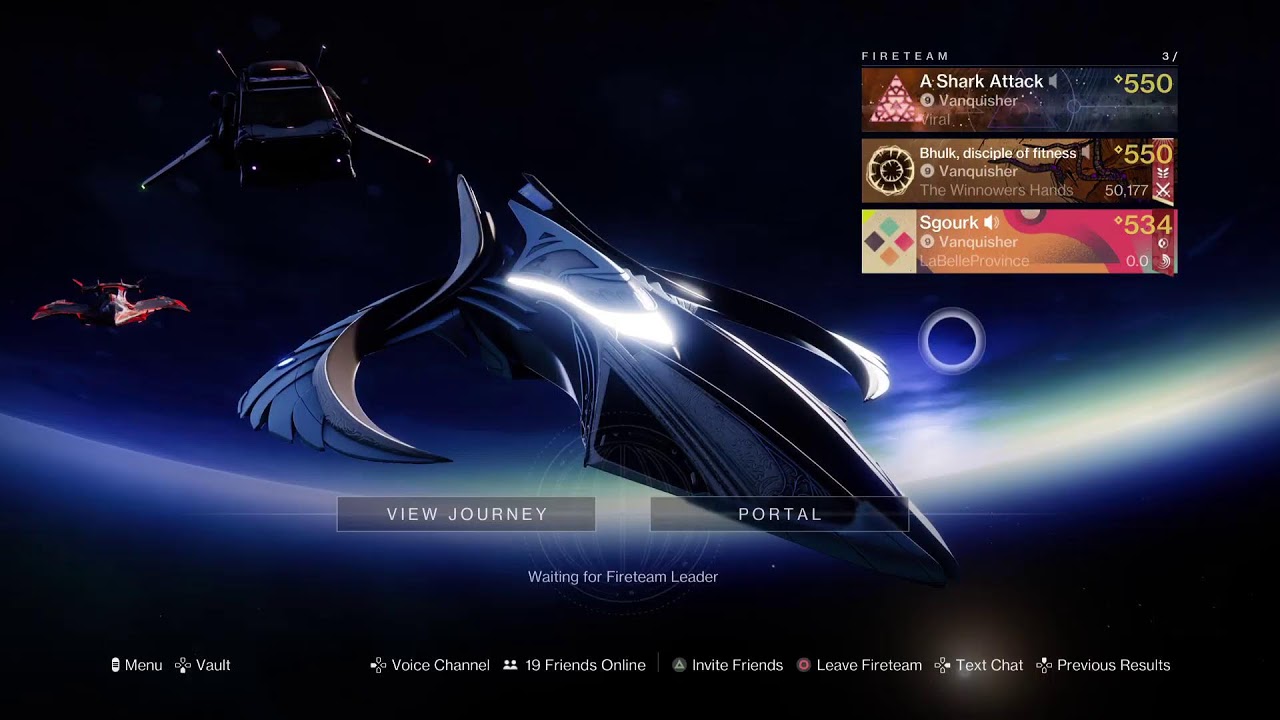 Playing destiny 2
