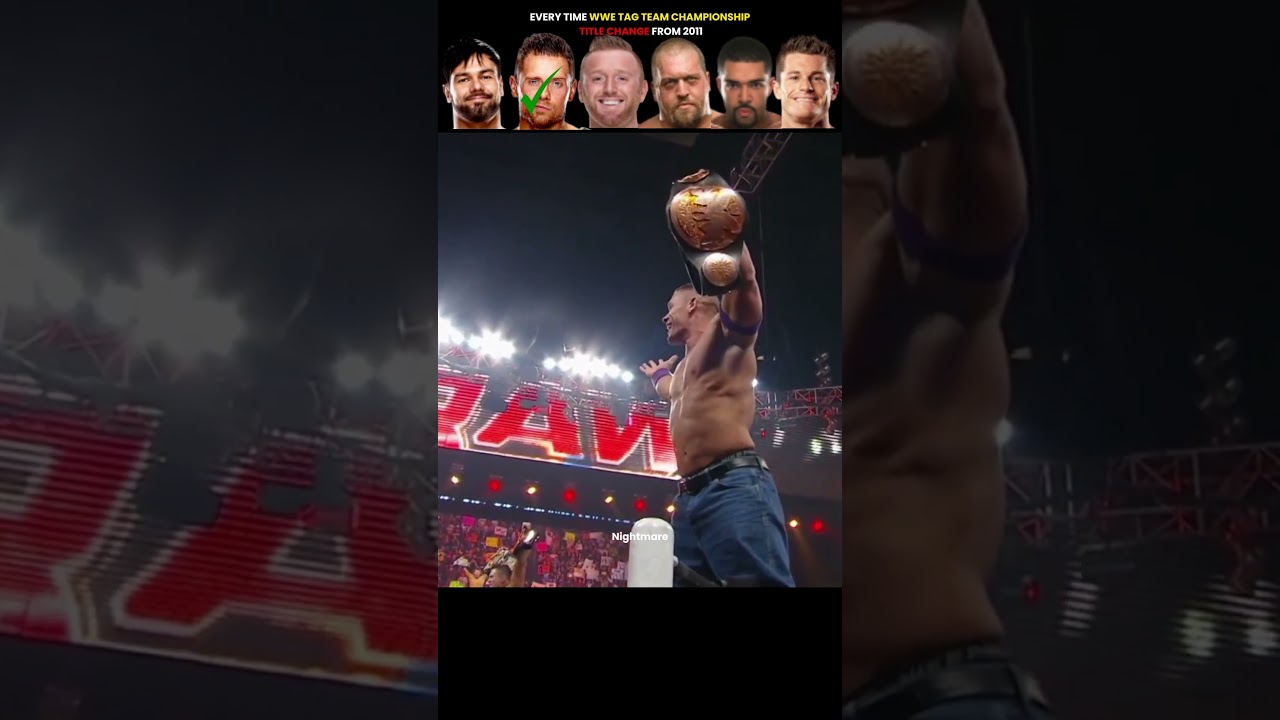 Every Time Tag Team Championship Title Change From 2011