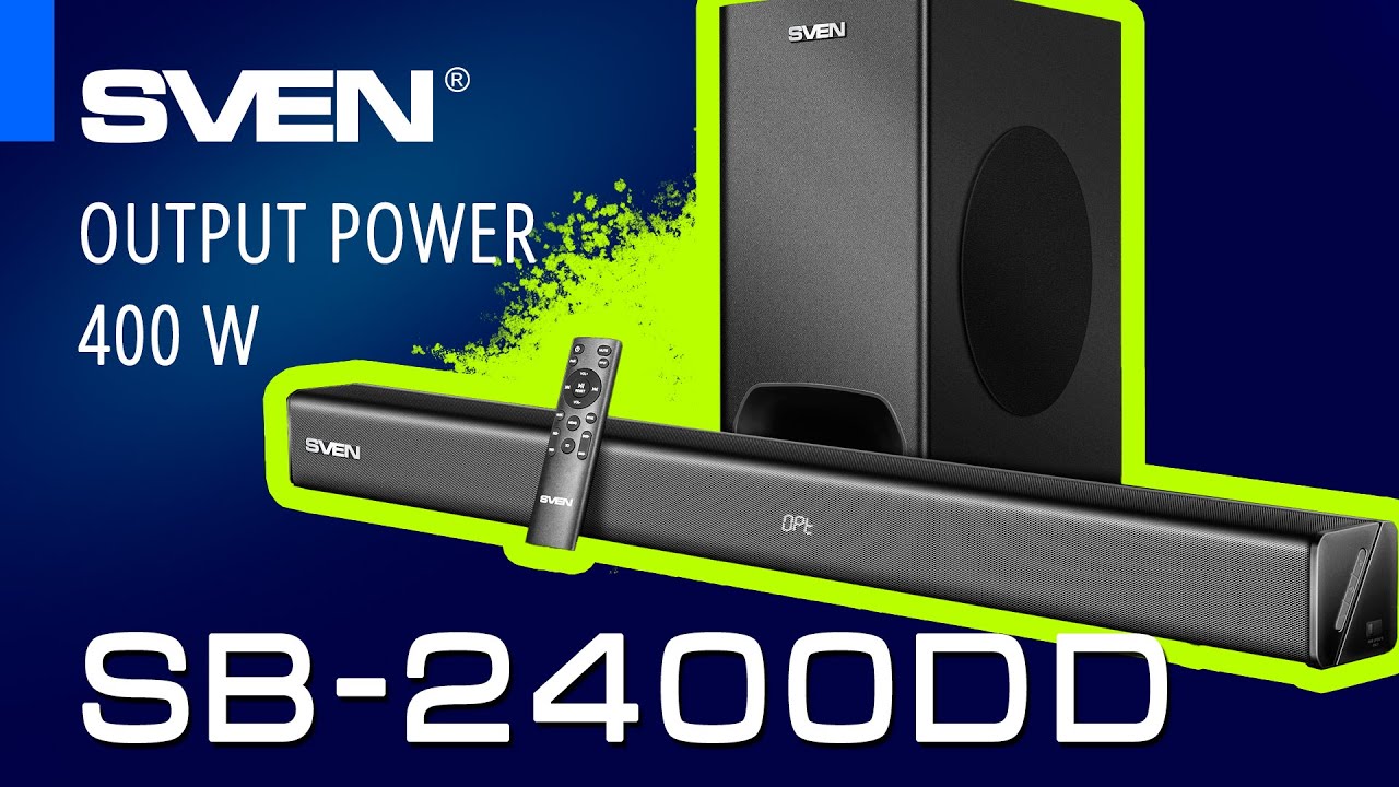 SVEN SB-2400 D Disa Sound Panel with Wireless Subwoofer.