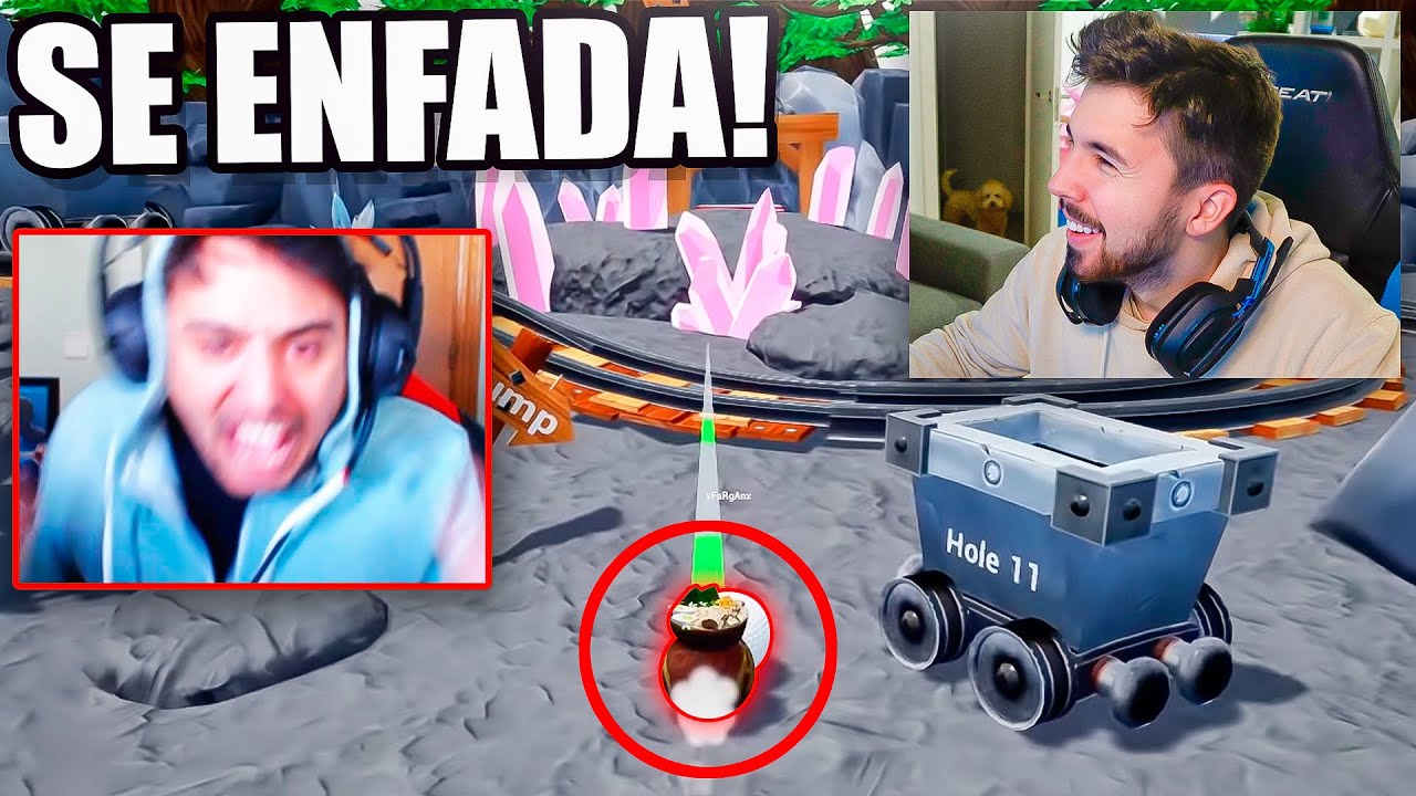 EMPUJO A FARGAN *SE ENFADA MUCHO*