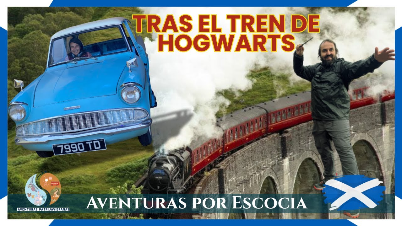 🚂 El día que vimos pasar el tren de Harry Potter ✨ (Viaducto de Glenfinnan, Escocia)