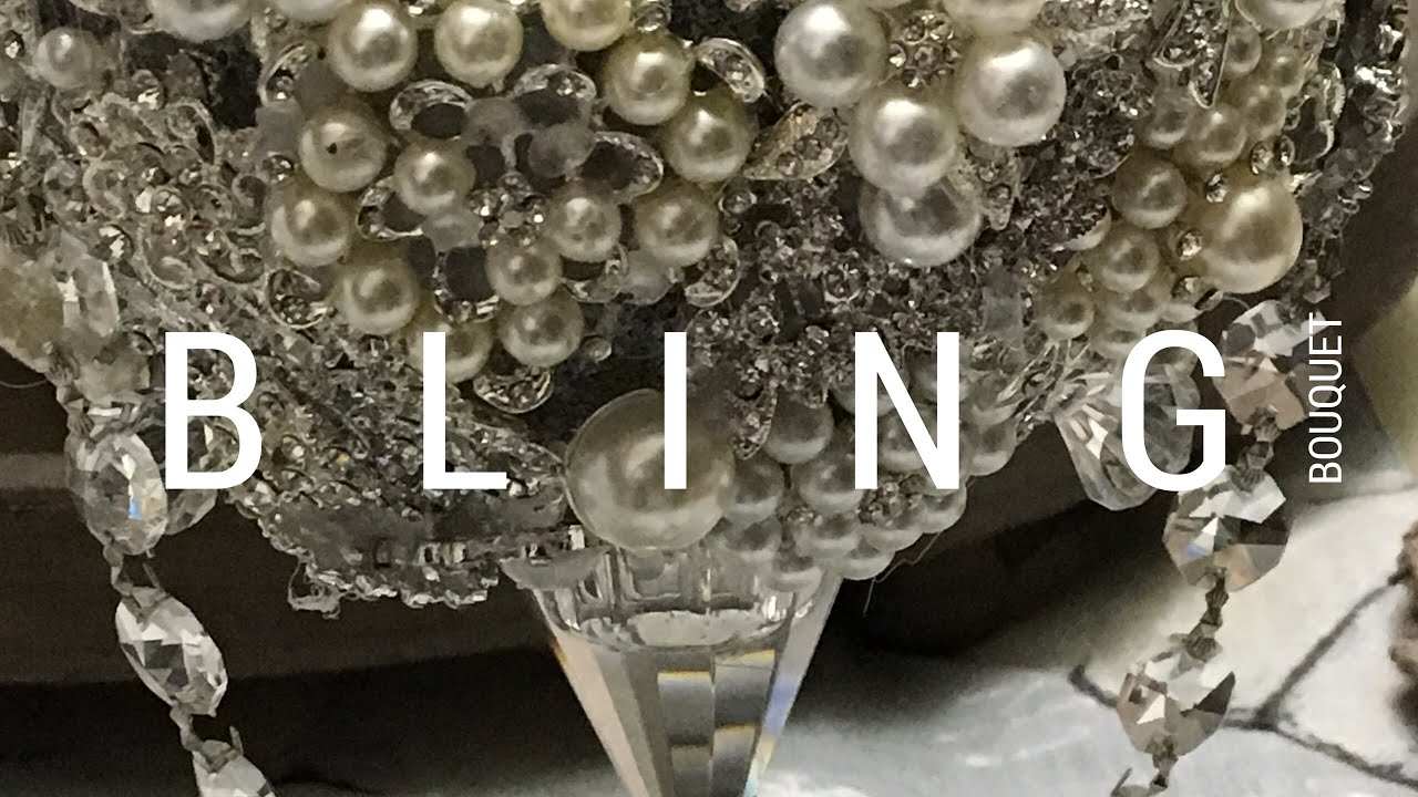 DIY Bling Bridal Bouquet