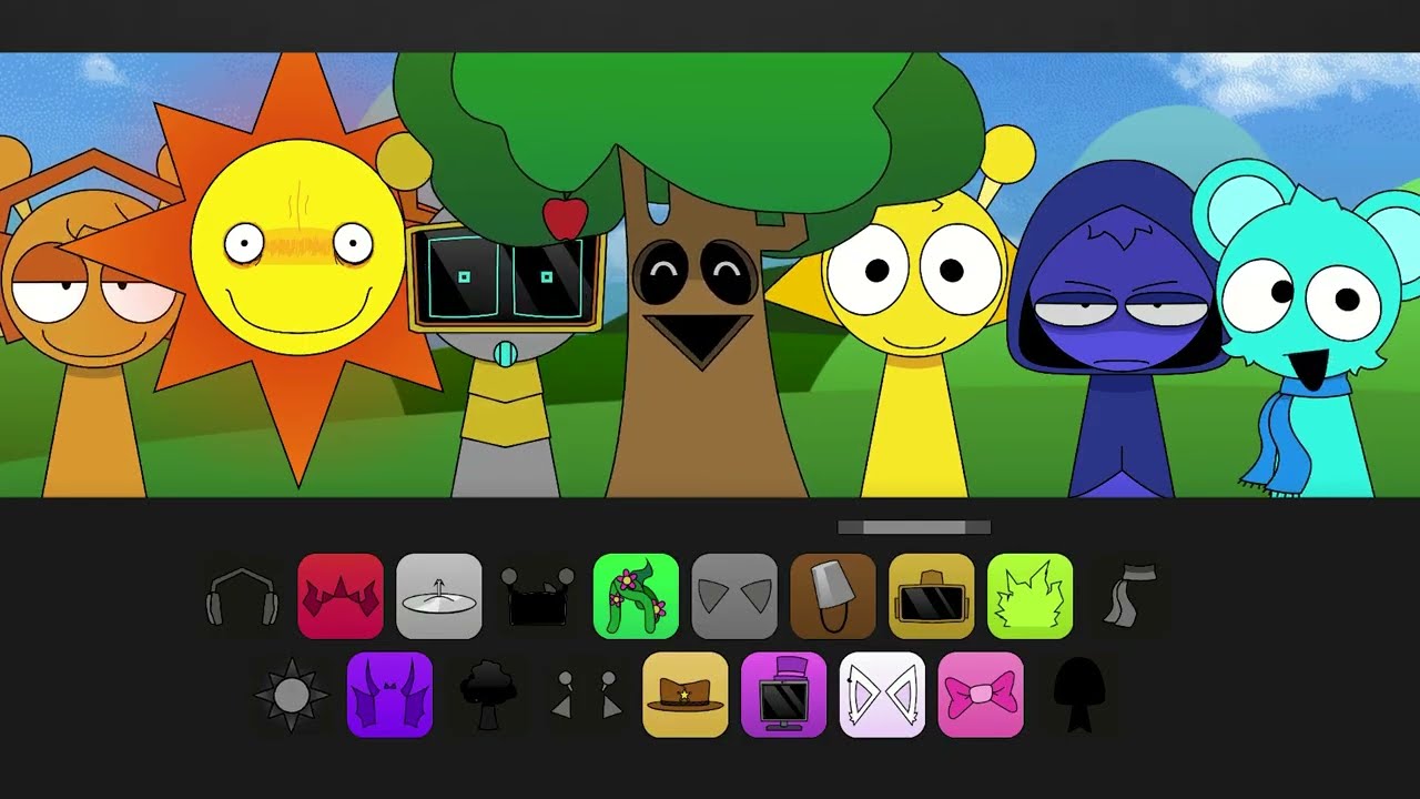 “Sprunki Sound Experiment – Dark Rhythm Mix (Fan Creation)”