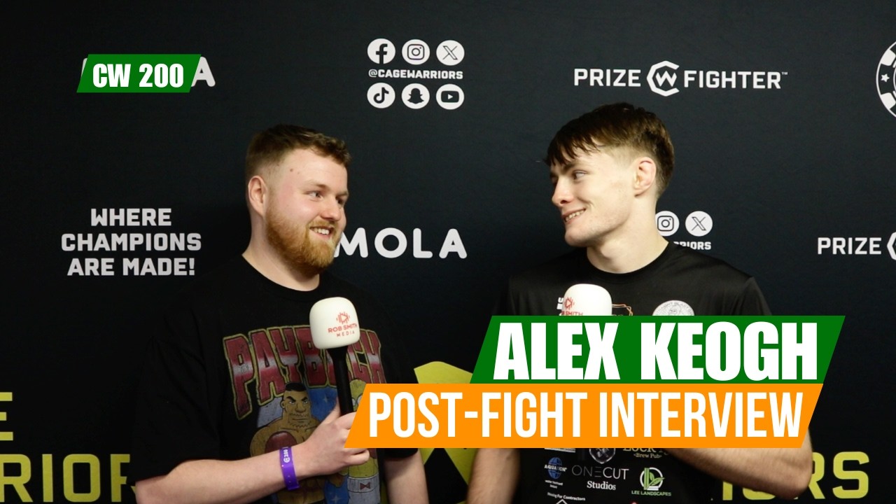Cage Warriors 200 Post-Fight Interview: Alex Keogh Submits his Opponent in 25 Seconds to Win Debut