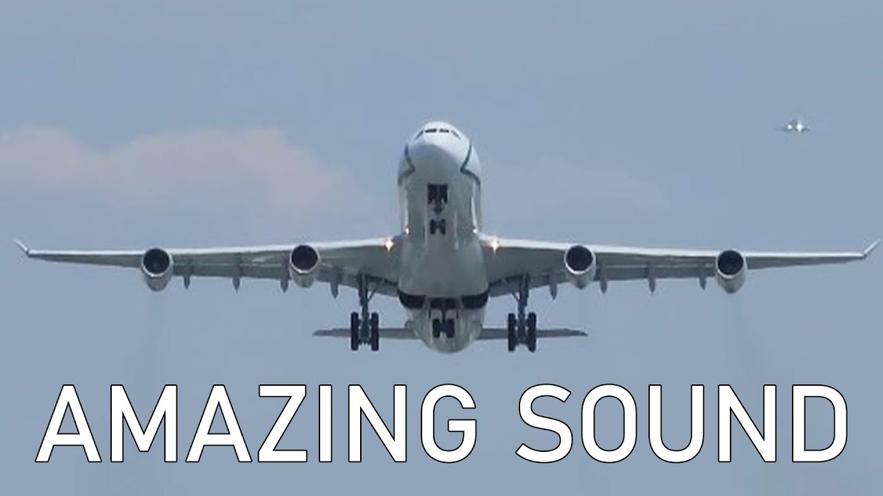 *EXTREMELY RARE* Air X Charter Airbus A340-312 Takeoff San Diego