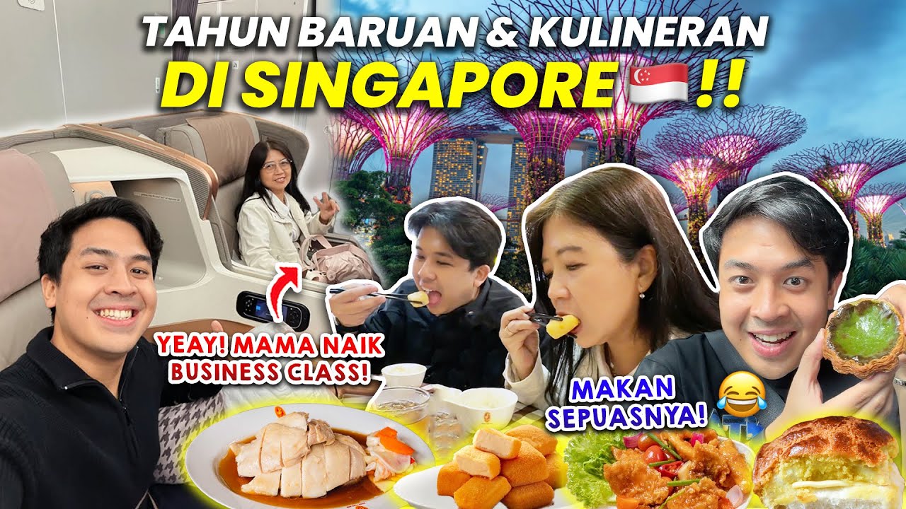 TAHUN BARUAN PERTAMA TANPA PAPA..🥹 KULINERAN DI SINGAPORE!