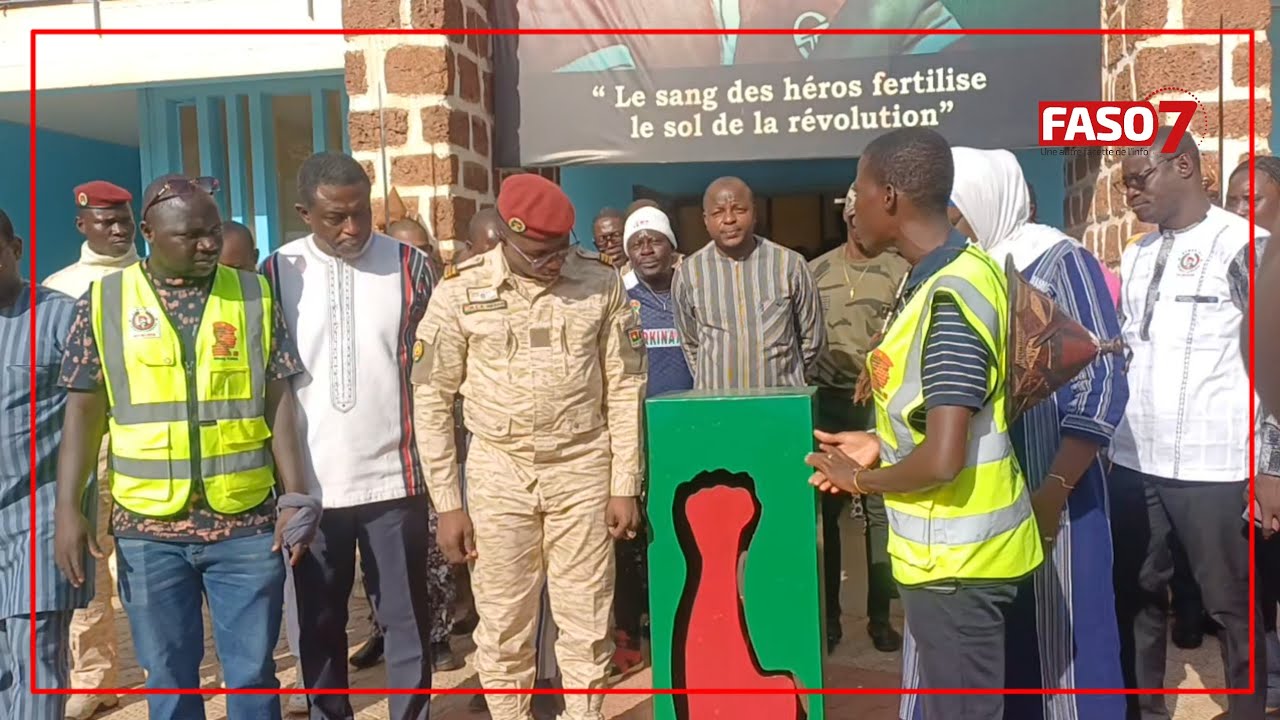 Burkina Faso : Le Capitaine Anderson Medah salue les efforts de la jeunesse révolutionnaire