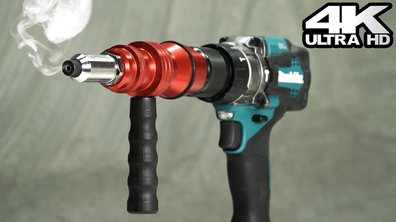 Testing Drill Attachment Adapter Rivet and Unboxing