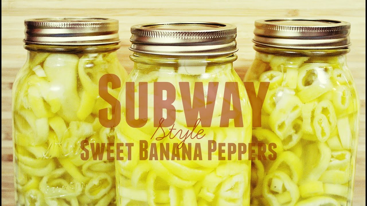 Homesteading: Canning Sweet Banana Peppers-Subway Style
