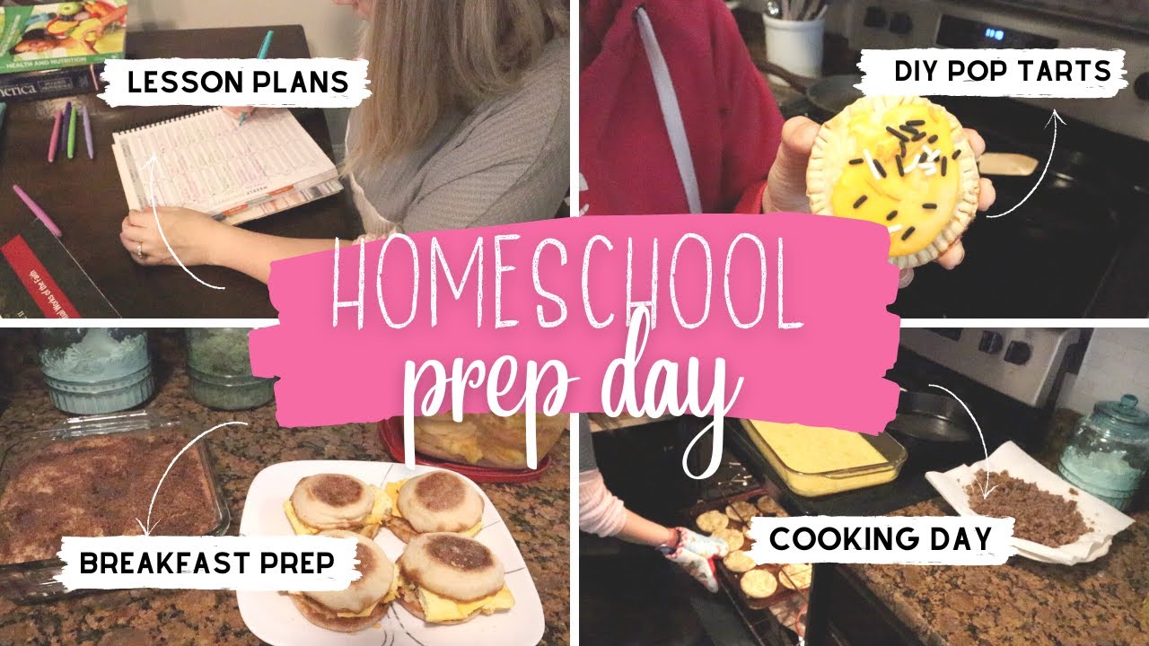 Homeschool Prep Day | Homemaking, Lesson Planning, Cooking | How I Prep for a Homeschooling Week