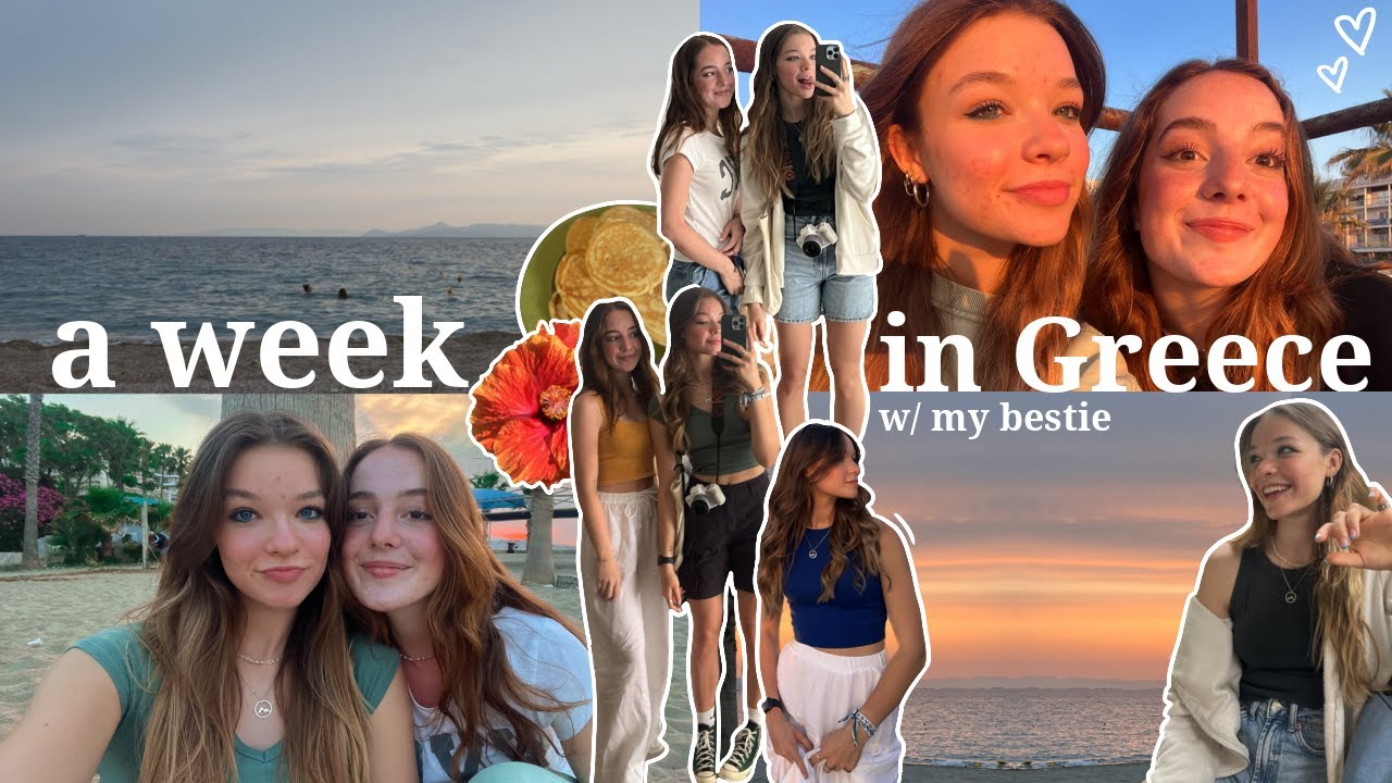 A WEEK IN ATHENS GREECE🇬🇷🌴🌺 (romanticizing life, swimming, sunsets, art museum + more)