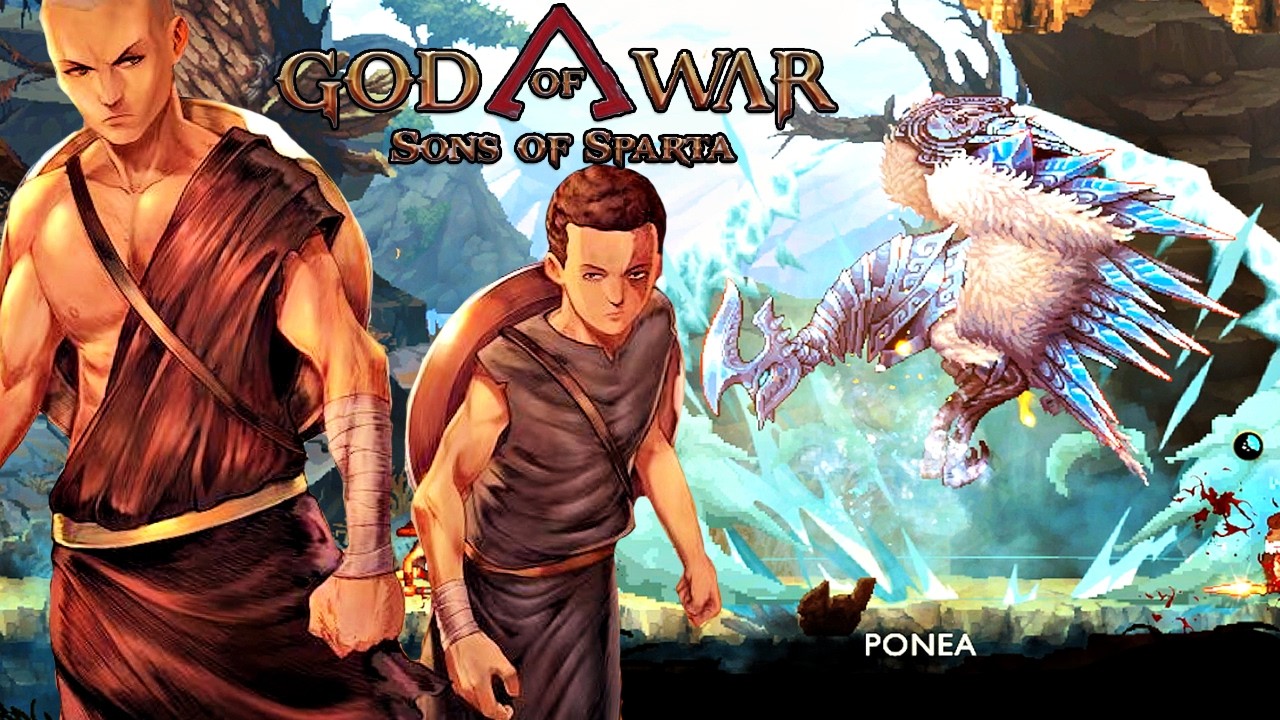 Adrasteia & der PONEA Boss Fight! - God of War Sons of Sparta Deutsch