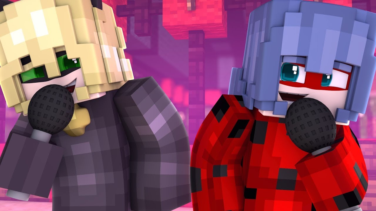 Bitten By The Same Bug 🐞 Extended Theme Song 🐞 Minecraft Miraculous Ladybug and Cat Noir