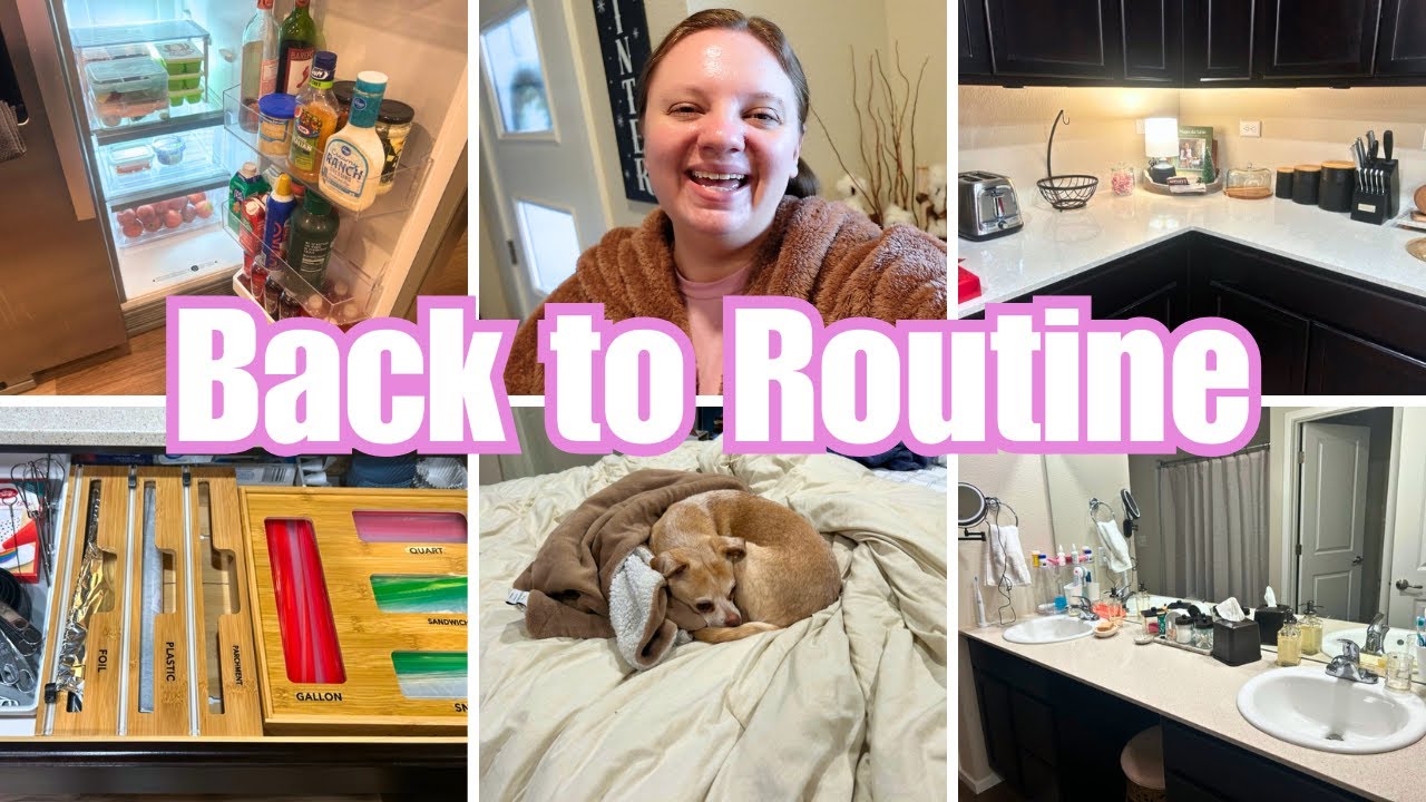 REALISTIC WEEKLY HOME RESET AFTER THE HOLIDAYS | CLEANING, ORGANIZING & MOTIVATION