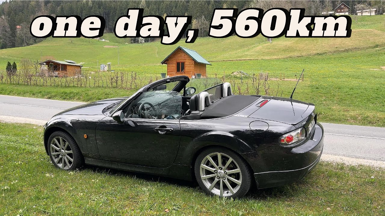 Пересекаю две страны на моем NC Miata / MX-5