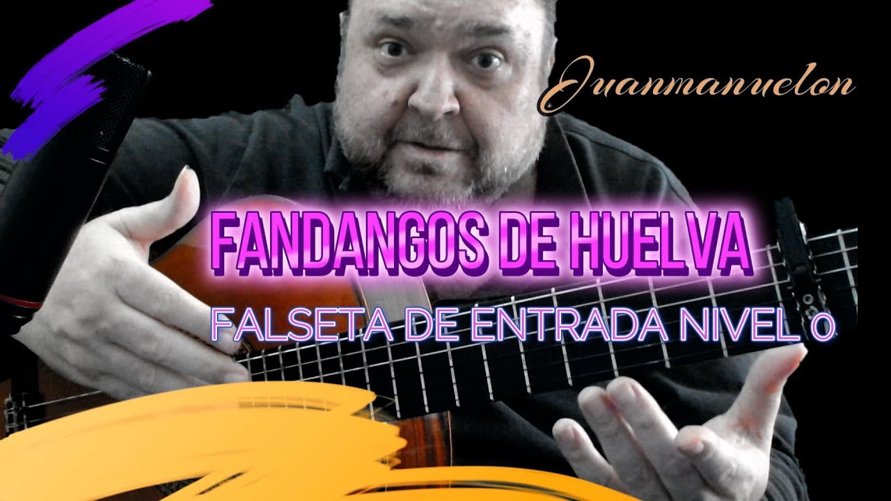 TUTORIAL DE DOS OPCIONES DE  FALSETA BASICA PARA FANDANGOS DE HUELVA PARA NIVELES DE INCIO.