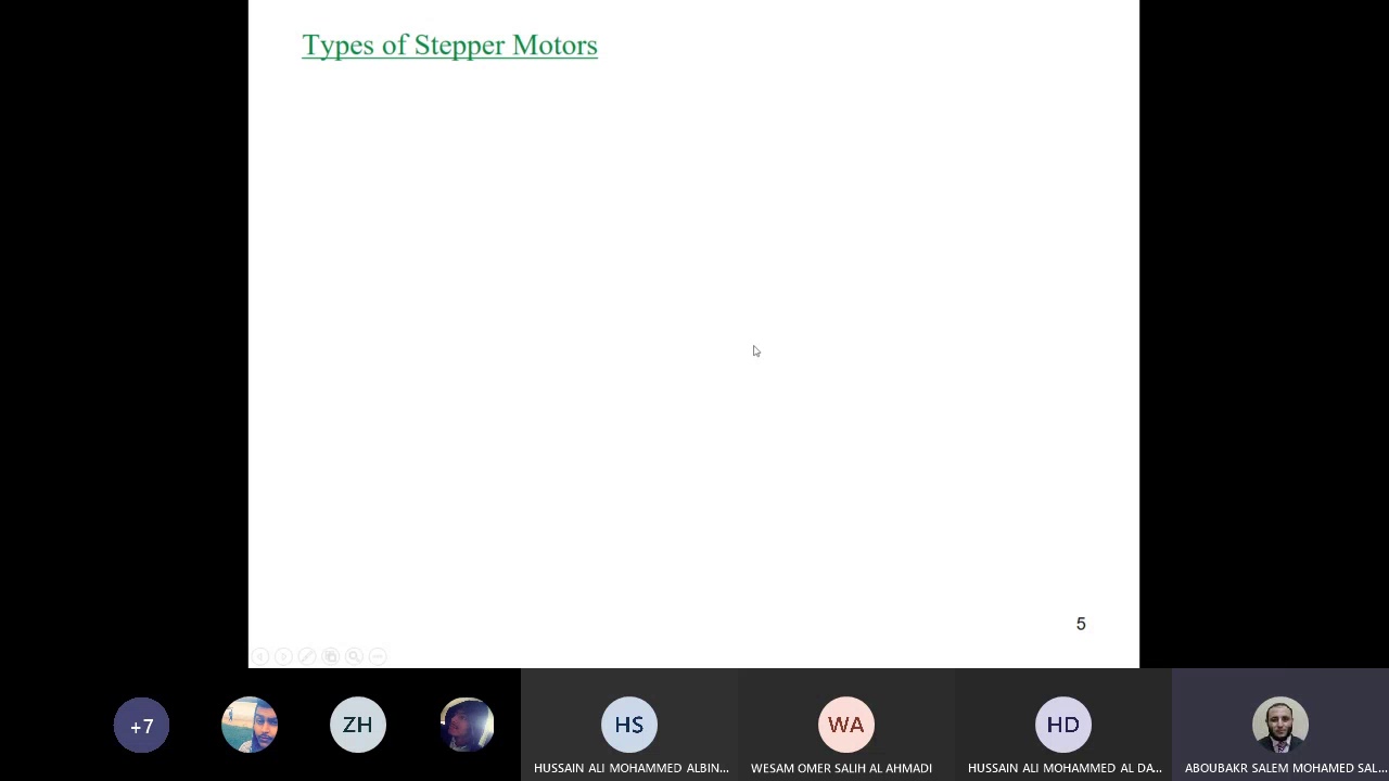 Variable Reluctance Stepper Motor