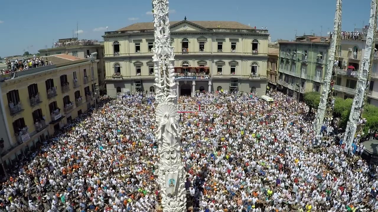 FESTA DEI GIGLI NOLA - PIAZZA DUOMO BECCAIO 2023 - PARANZA VOLONTARI NOLANI 1986