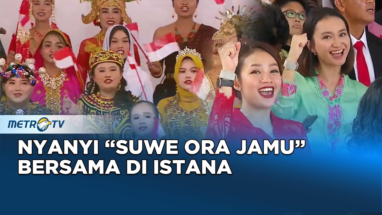 Keseruan Bernyanyi Bersama Lagu-Lagu Daerah Di Istana Negara