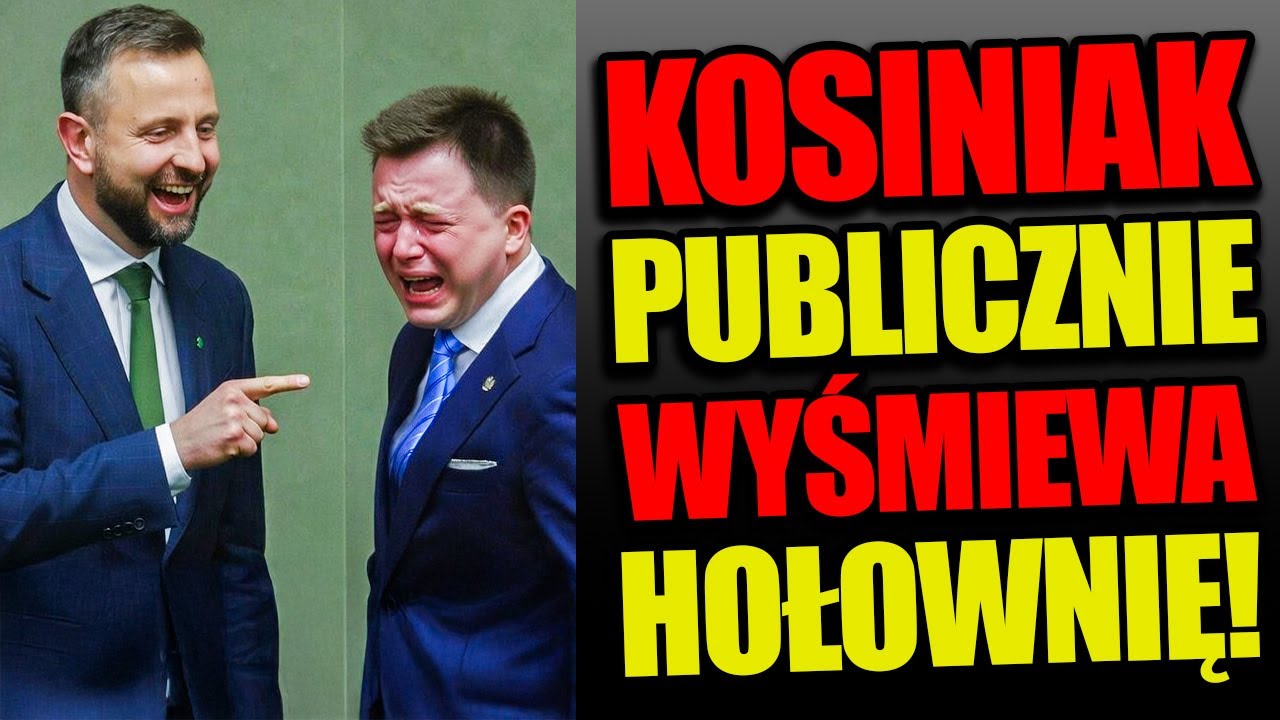 SZOK! KOSINIAK-KAMYSZ PUBLICZNIE UPODLIŁ HOŁOWNIĘ I POLSKĘ 2050! CAŁA KOALICJA SIĘ Z NICH ŚMIEJE!