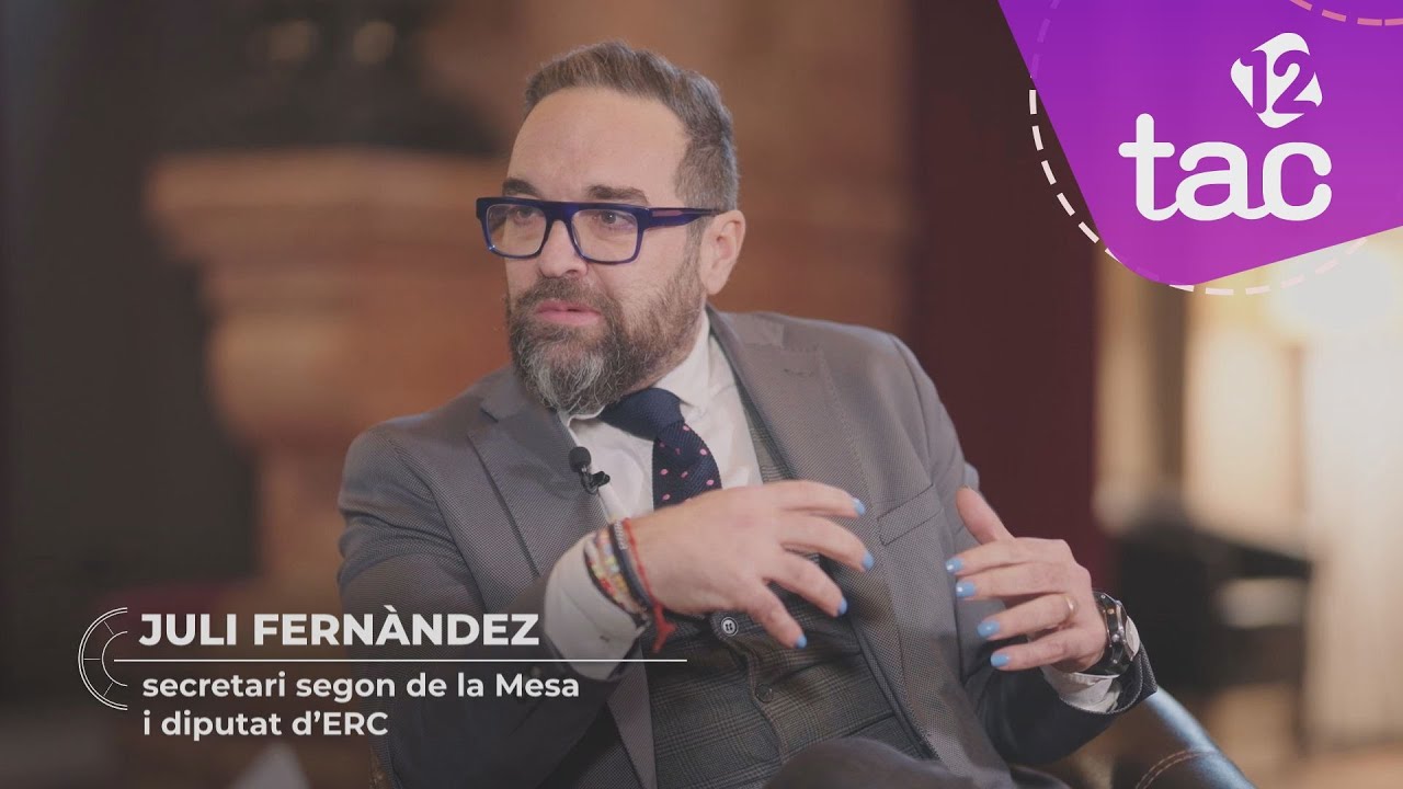 Juli Fernàndez, diputat d'ERC i secretari segon de la Mesa