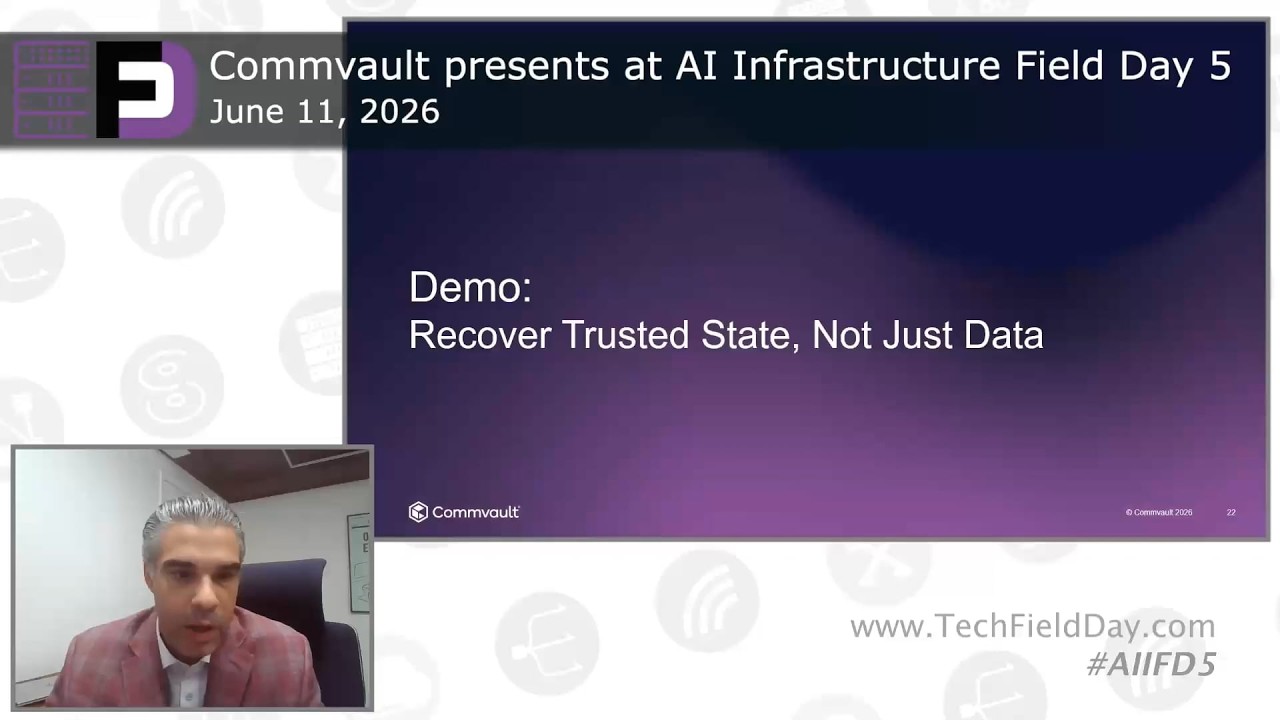 The Path to Trusted AI Application Recovery with Commvault
