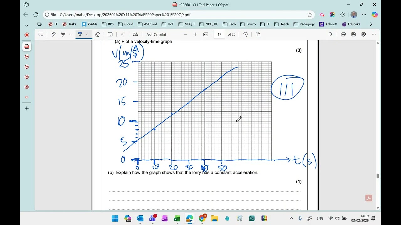 Y11 IGCSE Physics Trial Exam, Paper 1, Q10