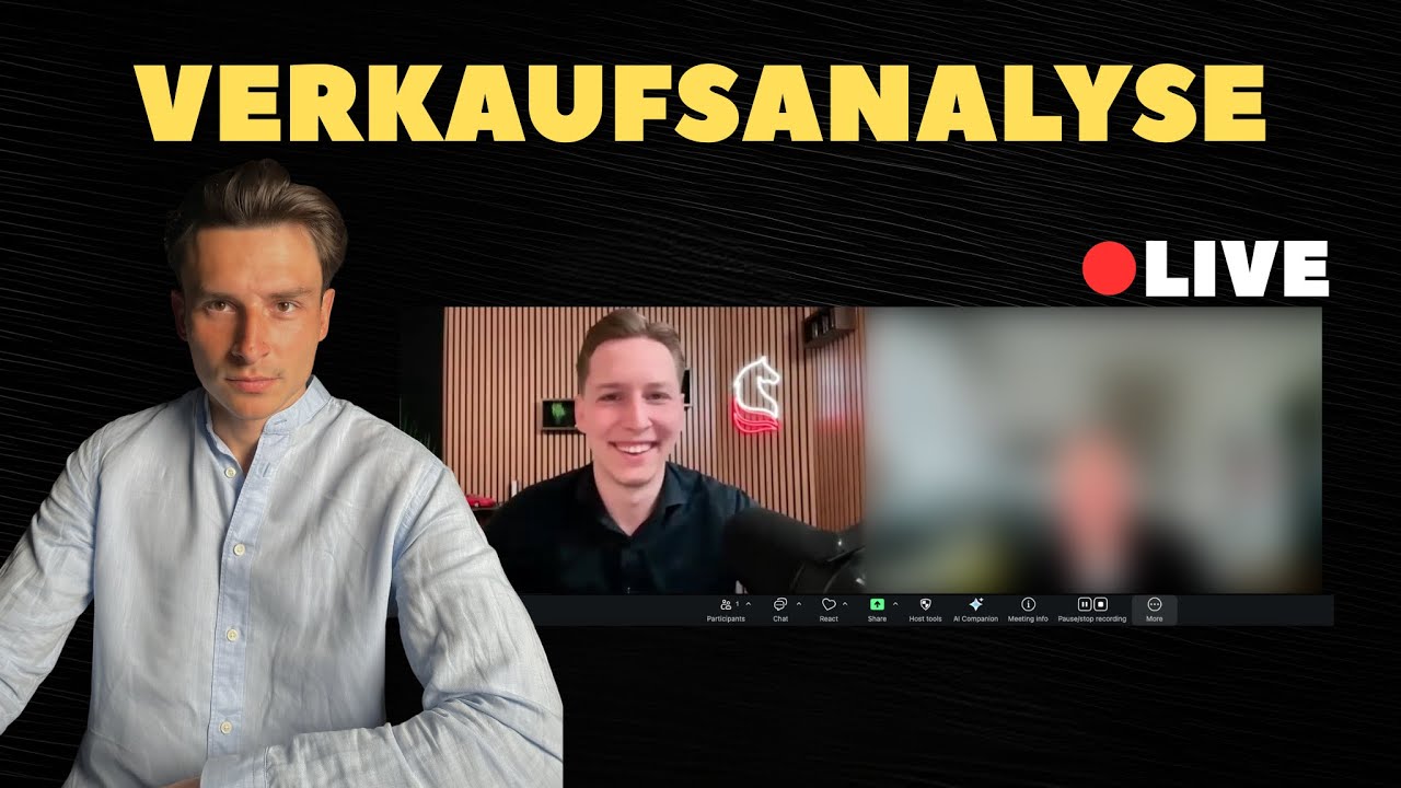 Analyse eines Verkaufsgesprächs mit angespannter Stimmung (Leadgenerierungs-Produkt)
