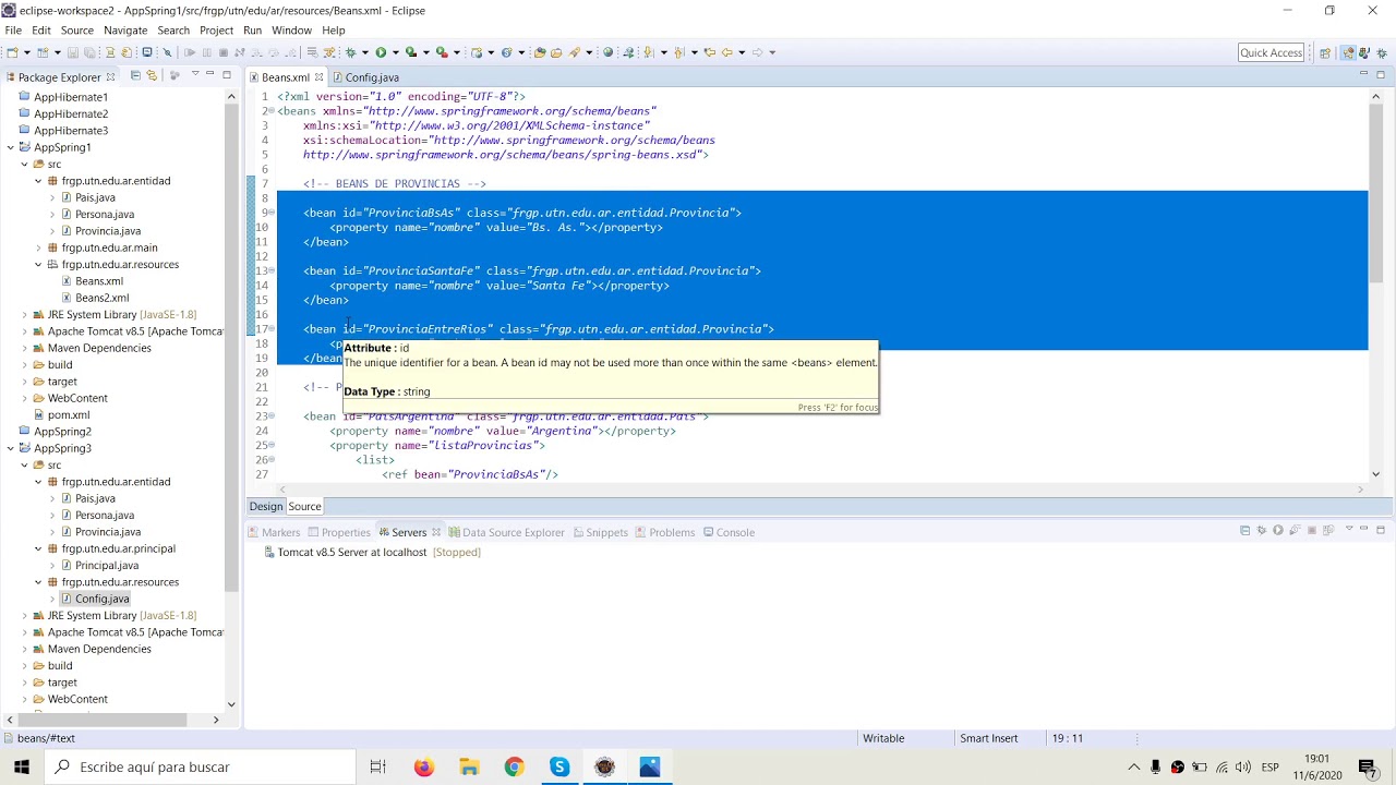 Curso Spring Core - Video 9 - Beans realizados con anotaciones - @Bean @Configuration