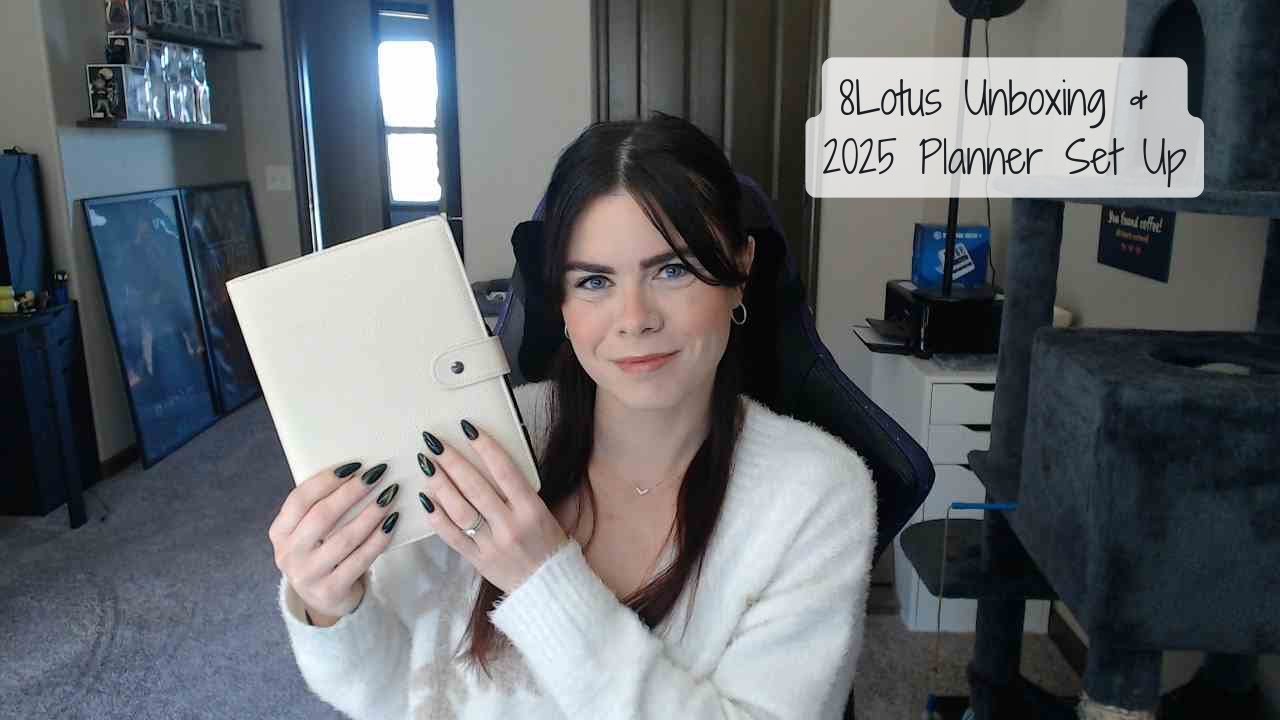 8Lotus Unboxing & 2025 Planner Set Up!