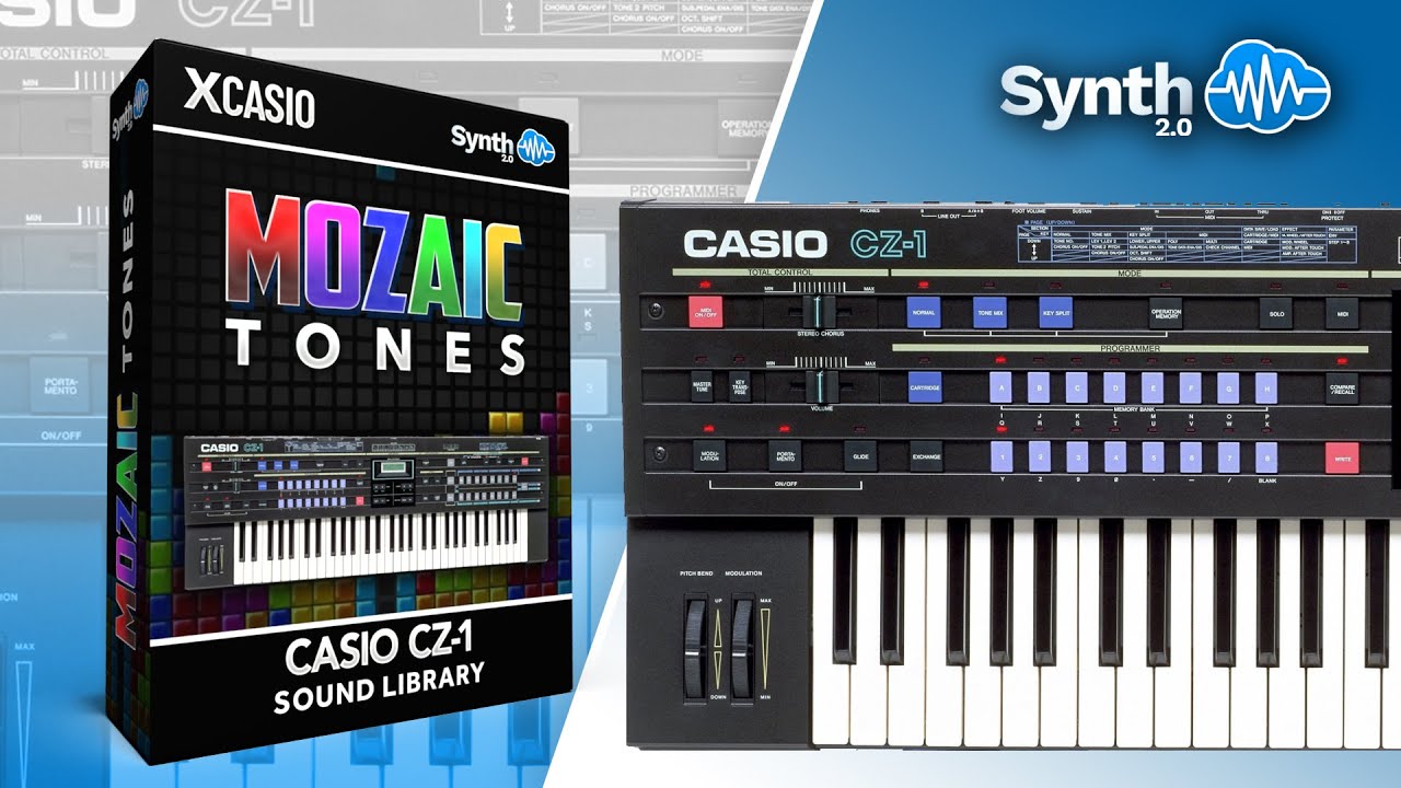 MOZAIC TONES (64 new sounds) | CASIO CZ1 | SOUND LIBRARY
