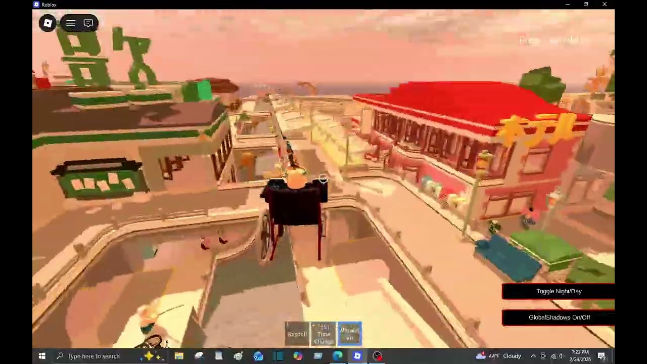 Stumbling across a good place to glitch ride at