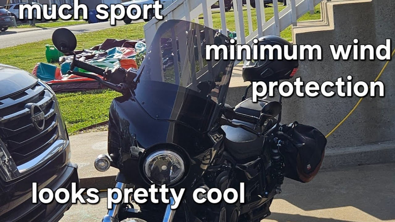 Motorcycle fairings install nightster  rh 975 harley davidson