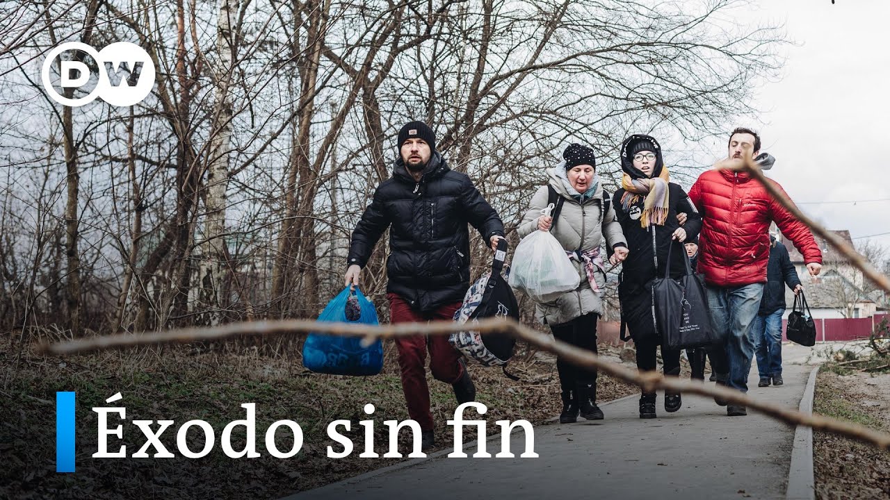 Más de 2,5 millones de refugiados han abandonado Ucrania