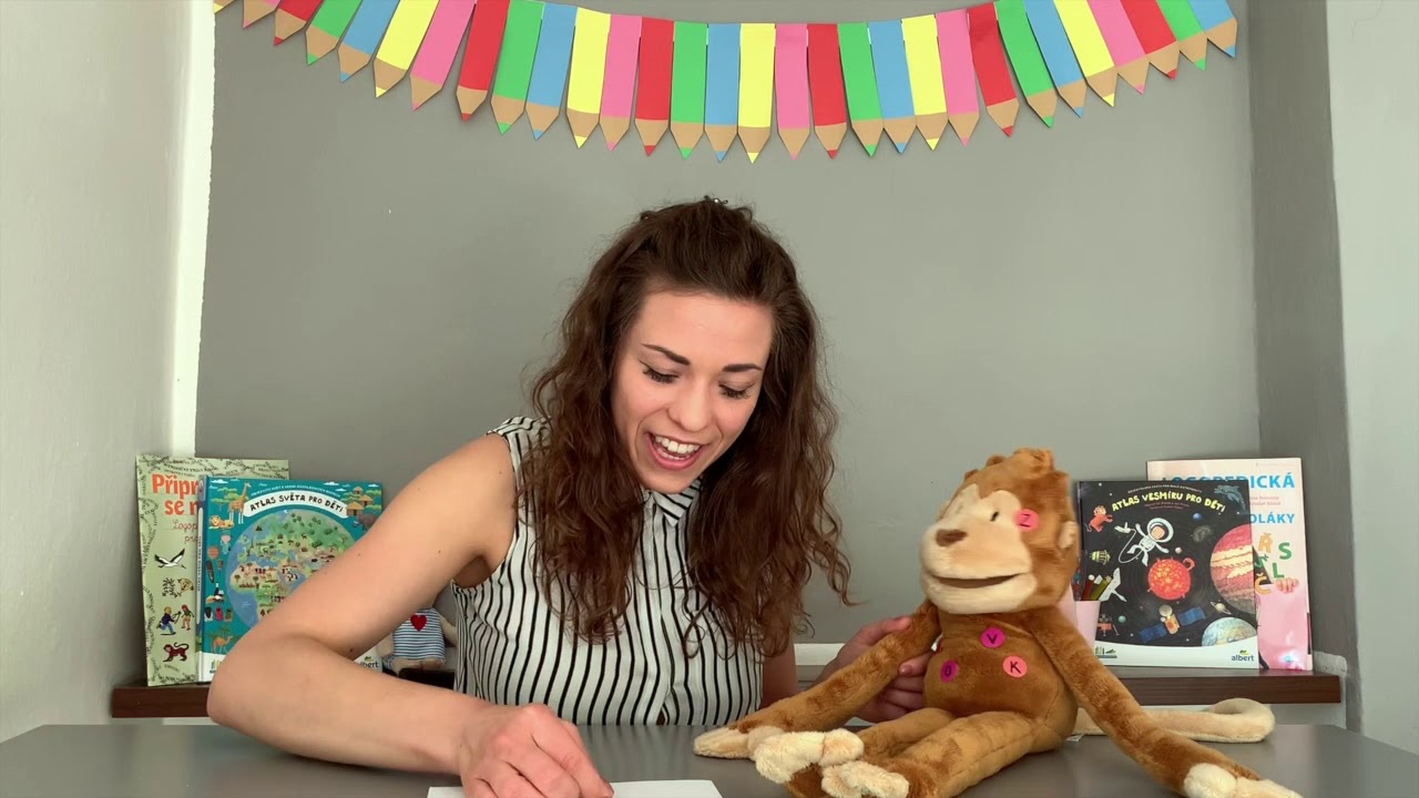 12. Monkey předškolák - sluchová analýza a syntéza