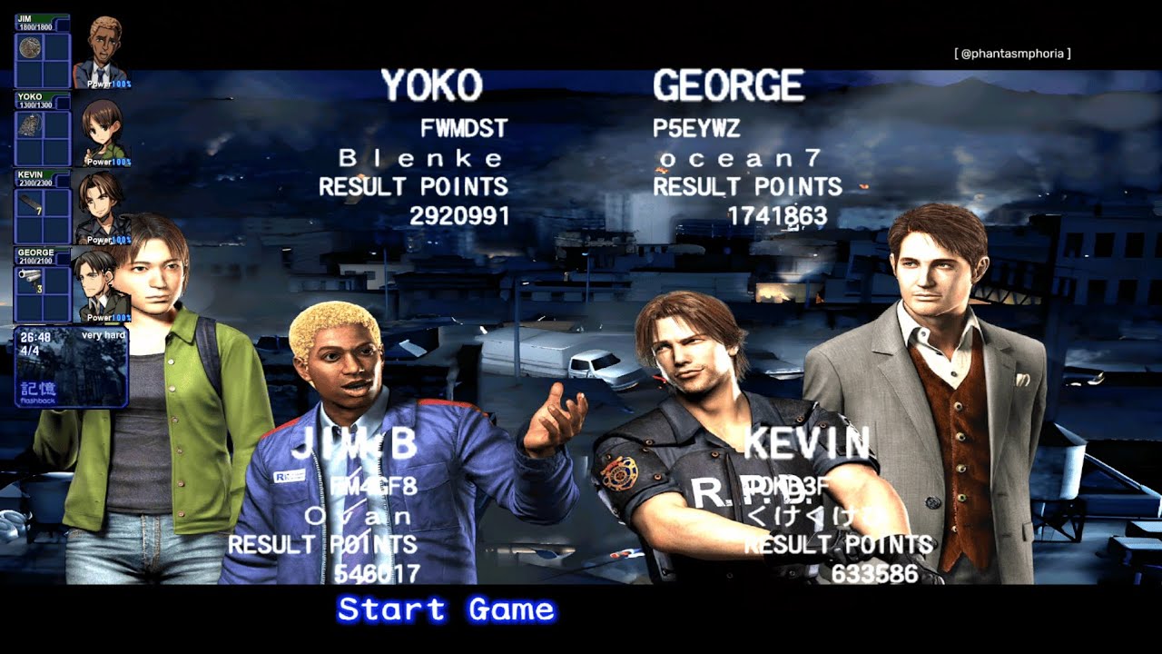 Resident Evil Outbreak File #2 | Flashback | Very Hard