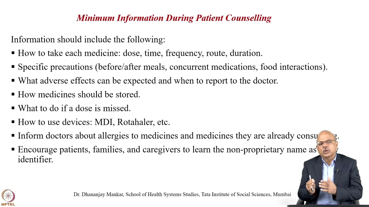 Week 8: Lecture 36: Medication Safety Management: Part 6