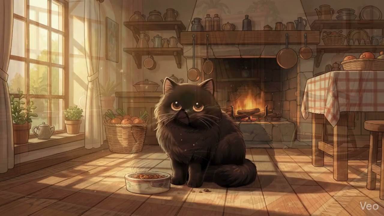 A Sleepy Cat's Secret Morning 🌞🐾 Cozy Adventures You Won’t Believe | Lofi Music for Studying & More
