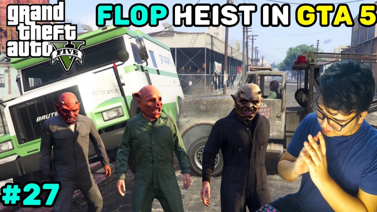 ডাকাতি করতে গিয়ে হামলার শিকার | Biggest Flop Heist In Gta 5 | Gta V Bangla Gameplay #27