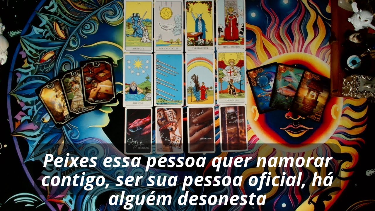 Peixes essa pessoa quer namorar contigo, ser sua pessoa oficial, há alguém desonesta