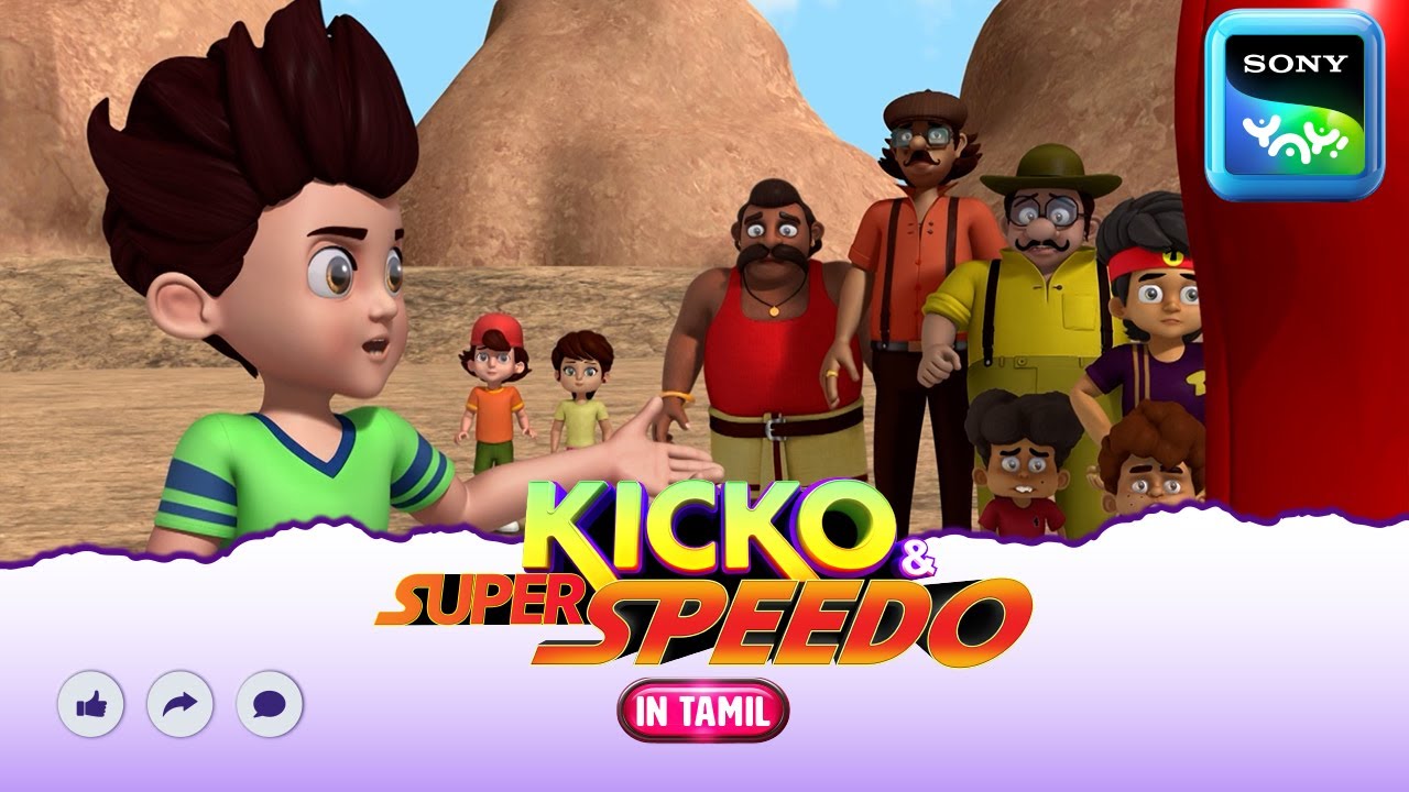 தண்ணீர் போர் | Kicko And Super Speedo | Full Episode in Tamil | Videos For Kids | KNSS