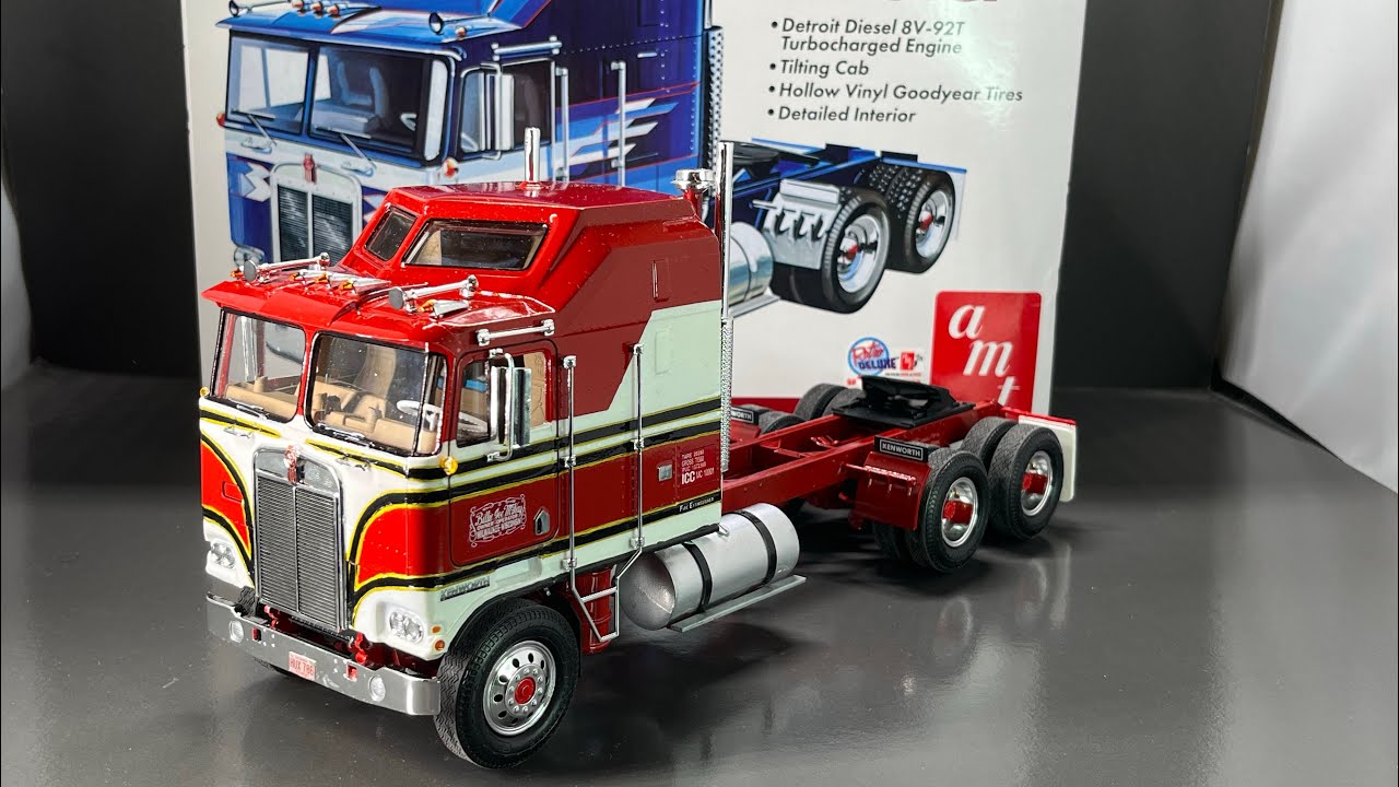 Kenworth Aerodyne by AMT. With review parts correction only.