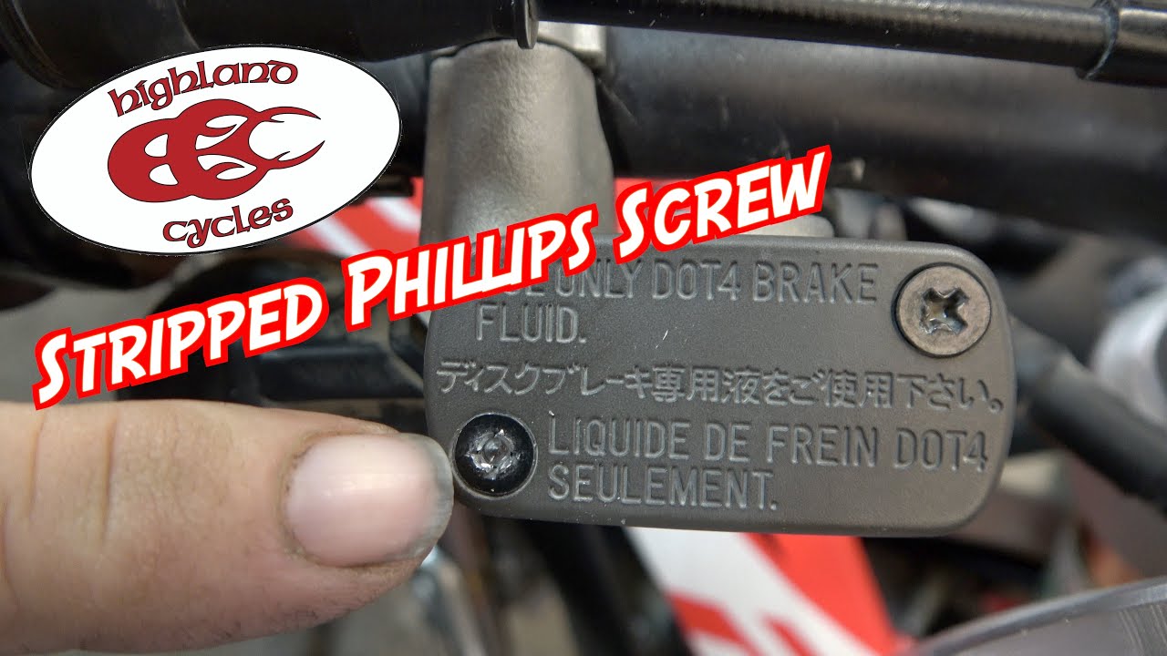 Stripped Phillips Head Screw? | Highland Cycles