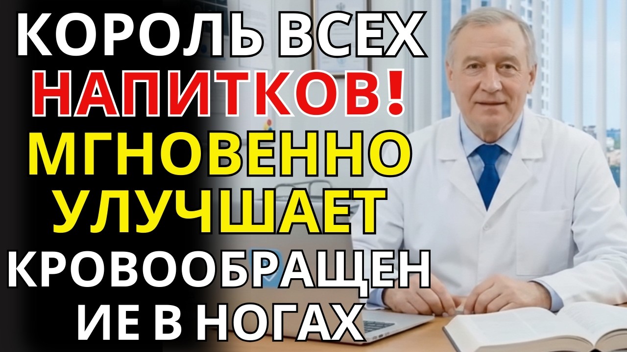 Что пить после 60, чтобы быстро улучшить кровообращение в ногах? | СЕРДЦЕ ЗДОРОВО