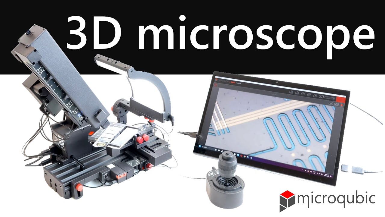 Microqubic MRCL700 3D microscope | automatic focus stacking, integrated scale bar, and more