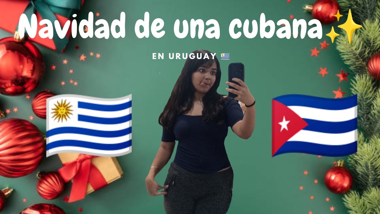 NAVIDAD DE UNA CUBANA 🇨🇺 EN URUGUAY 🇺🇾🎄🎁MI PRIMERA NAVIDAD ACÁ 💗🇺🇾