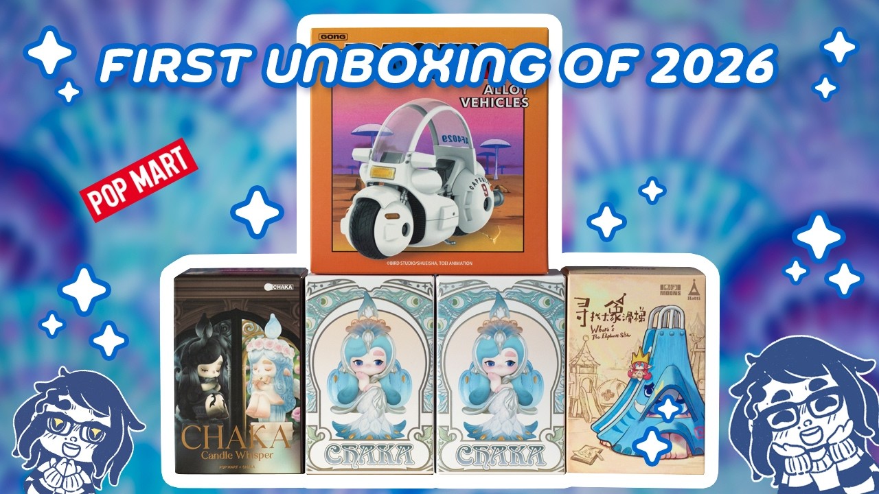 First Blind Box Unboxing of 2026! | Popmart | Dragonball, Hatti, & Chaka